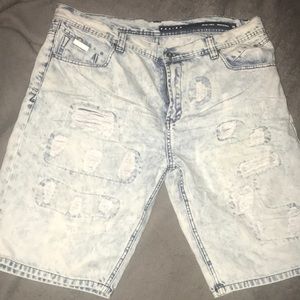 Distressed shorts